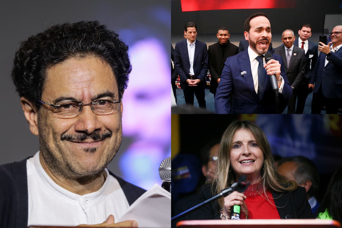 Los precandidatos presidenciales: Iván Cepeda, Abelardo de la Espriella y Paloma Valencia. // Fotos: Colprensa.