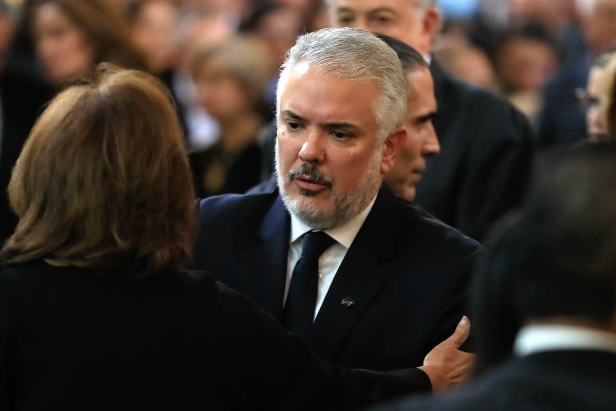 El expresidente de Colombia, Iván Duque.