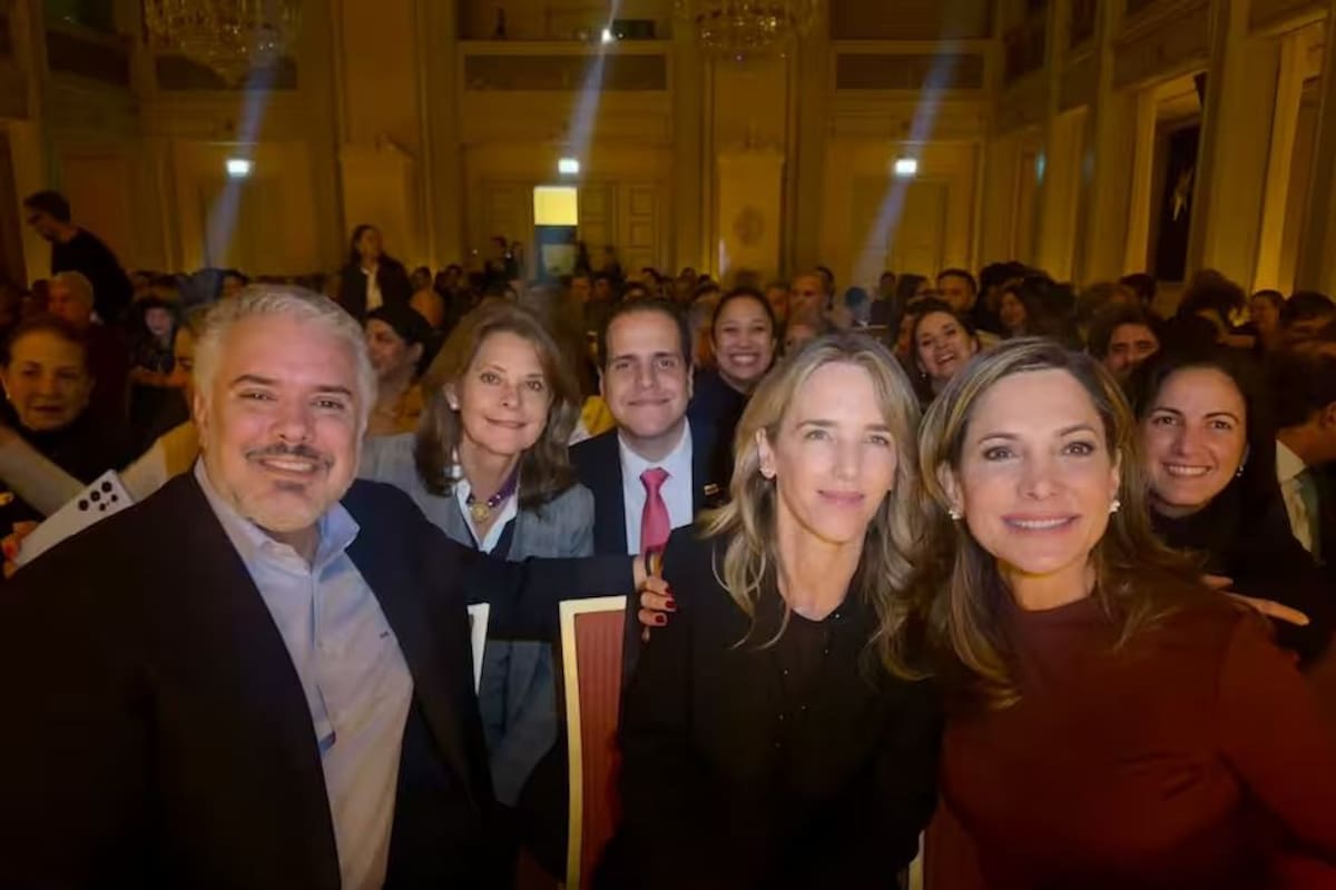 Iván Duque y Marta Lucía Ramirez en Oslo. Foto: Redes Sociales