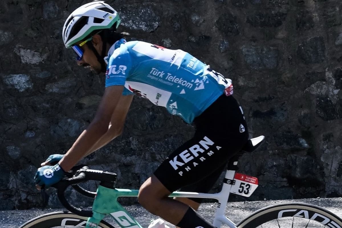 Iván Ramiro Sosa lucha por los primeros lugares de la Vuelta a Turquía. Foto: SprintCycling