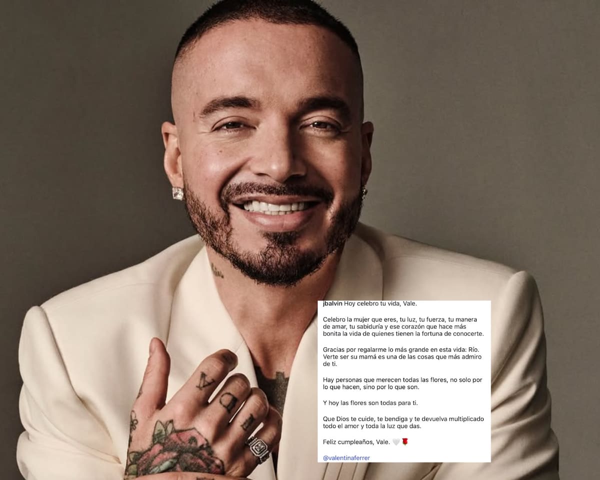 El cantante le dedicó unas emotivas palabras a la modelo por su cumpleaños, apenas tres días después de que ella confirmara el final de su relación.// Foto tomada de IG: @jbalvin