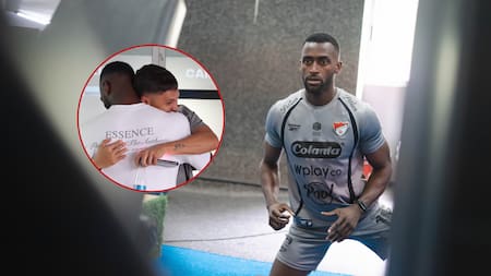 Jackson Martínez regresó al Independiente Medellín y protagonizó emotivo abrazo con Juan Fernando Quintero