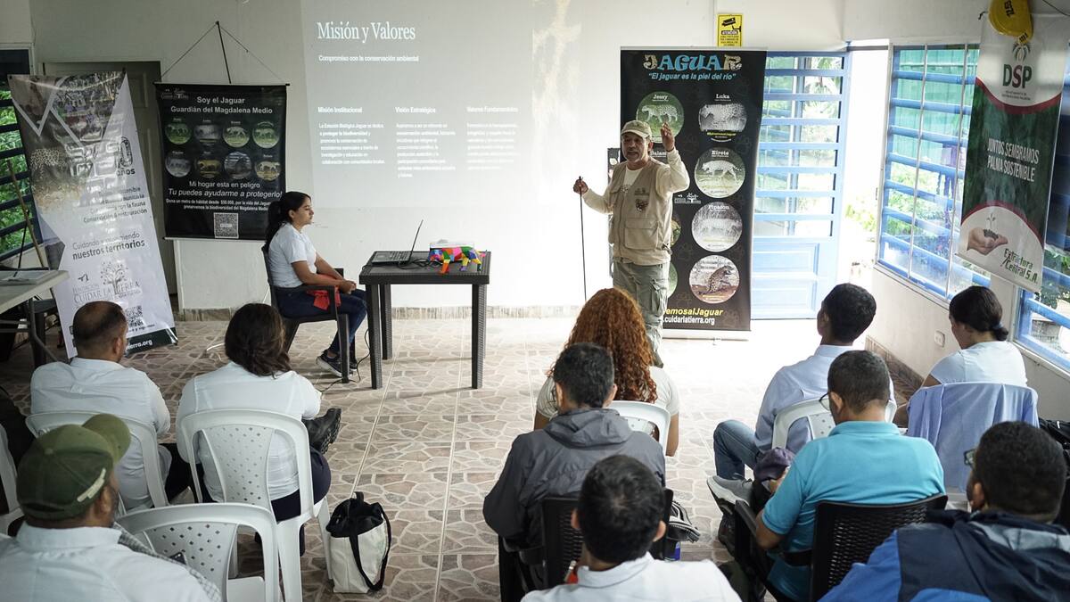 Avanza el proyecto de conservación de jaguares en Barrancabermeja. Juan Ortega/Vanguardia