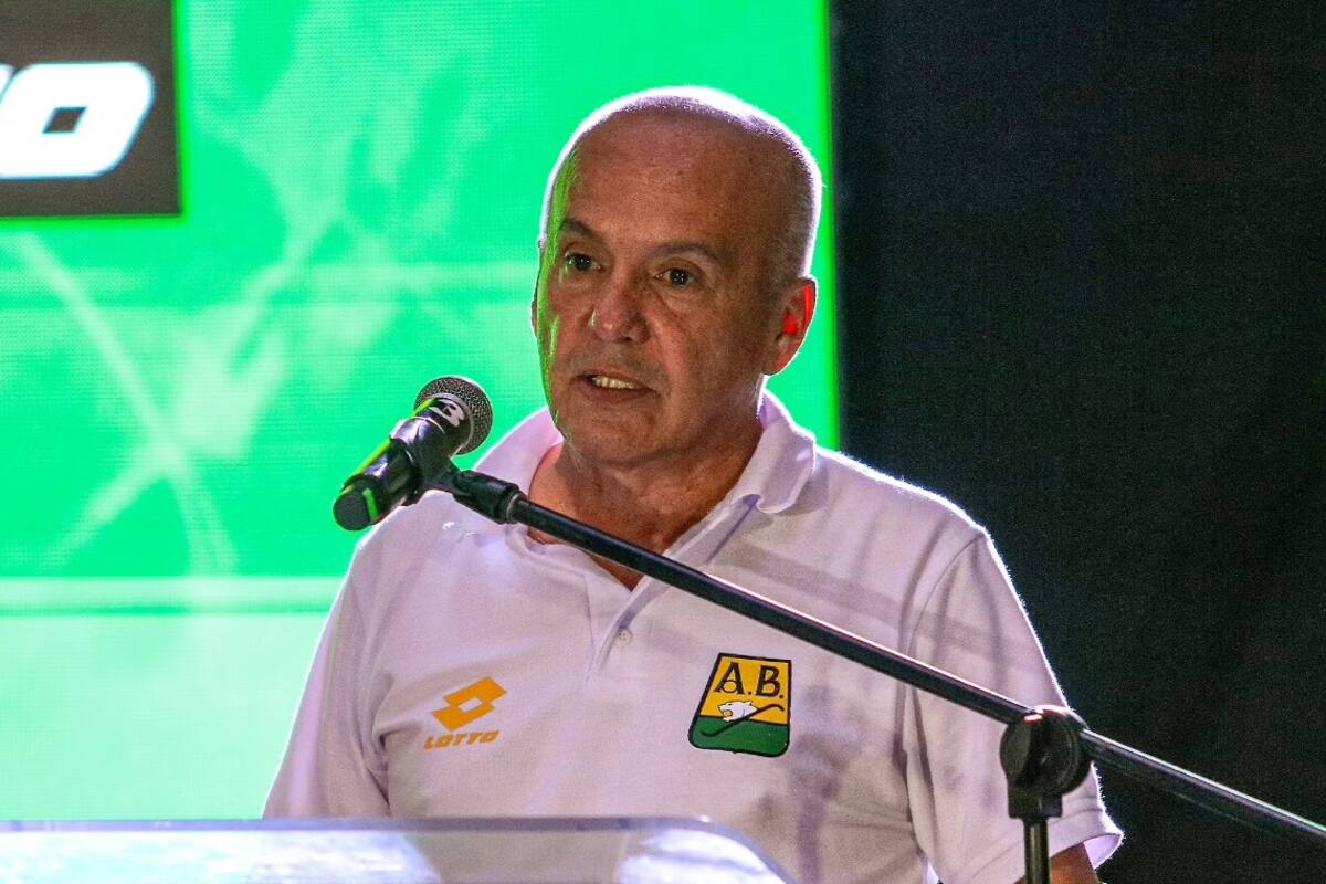 Jaime Elías Quintero habló de la salida de Leonel Álvarez del Atlético Bucaramanga. Foto: Atlético Bucaramanga.