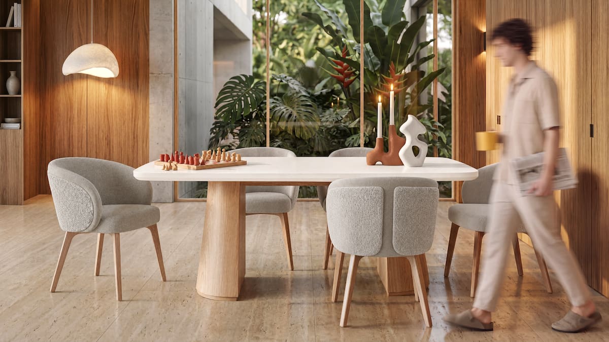 Curve está compuesta por siete ambientes de sala, comedor y alcoba, articulados alrededor de tres expresiones: Curve Envolvente, Curve Sinuosa y Curve Armónico. - Jamar /VANGUARDIA