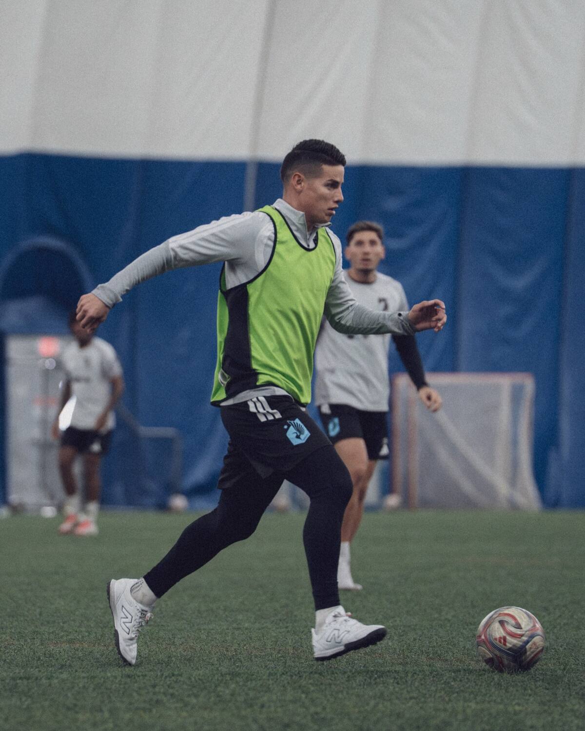 James Rodríguez confía en sumar mayor cantidad de minutos en el Minnesota United. Foto: Minnesota United.