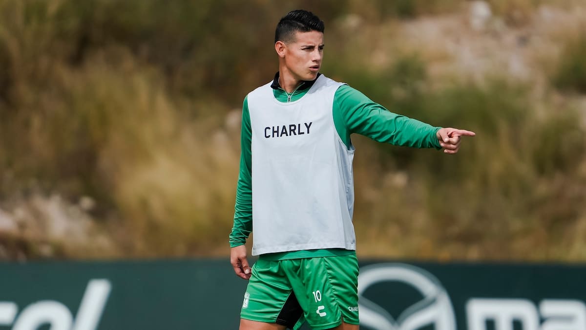 James Rodríguez evalúa que pasará con su futuro futbolístico, debido a que termina su contrato con el Club León de México. Foto: Club León.