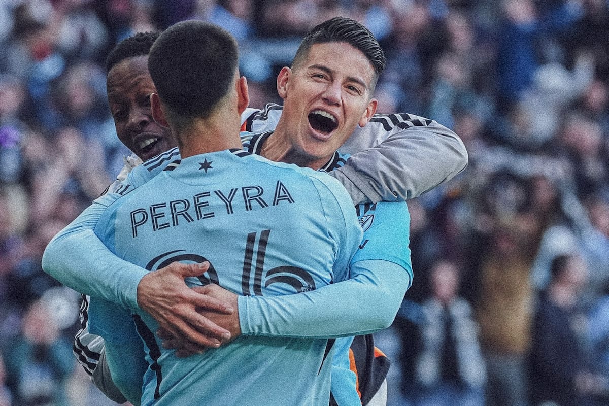 James Rodríguez desmintió que se retirará del fútbol profesional después del Mundial. Foto: Minnesota United.