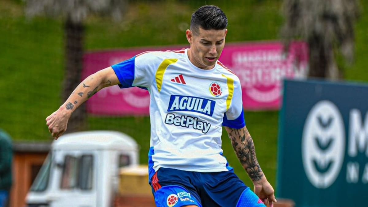 James Rodríguez se prepara con la selección Colombia para encarar el Mundial de 2026. Foto: James Rodríguez.