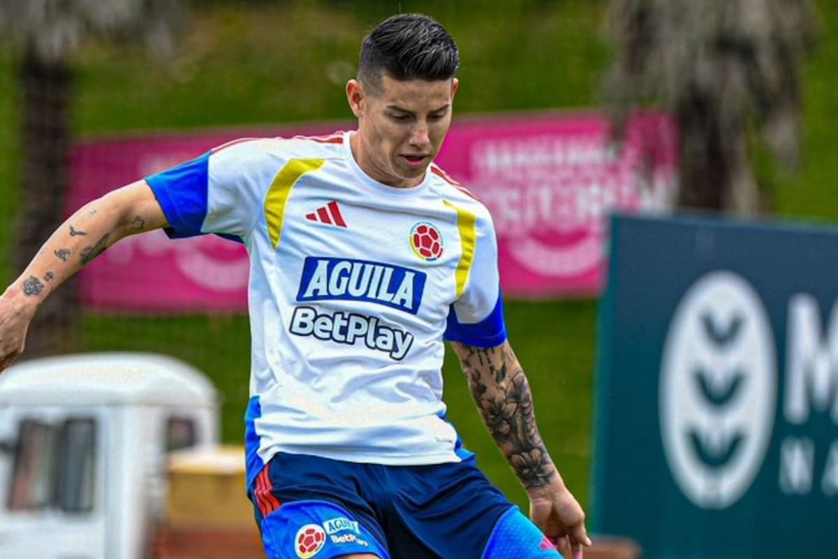 James Rodríguez se prepara con la selección Colombia para encarar el Mundial de 2026. Foto: James Rodríguez.