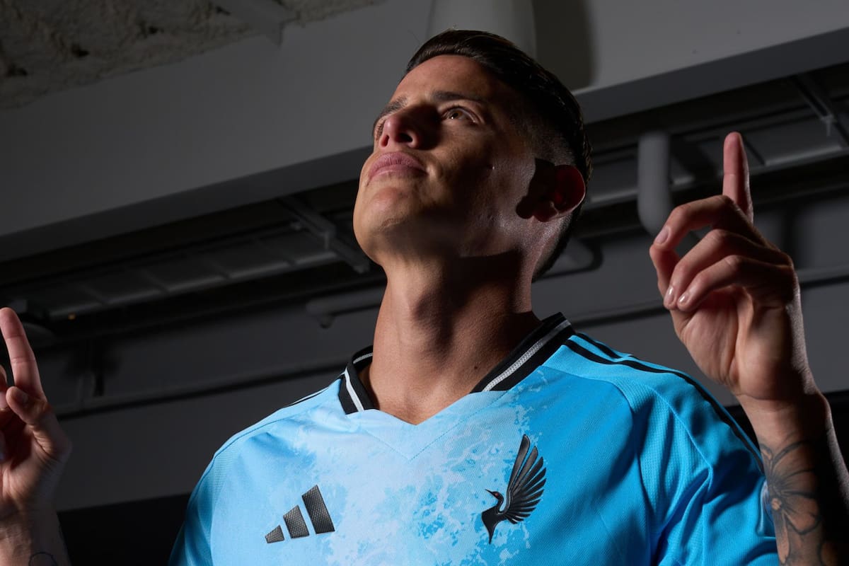 James Rodríguez recibió importante noticia frente a su estreno con el Minnesota United. Foto: cortesía Minnesota United.
