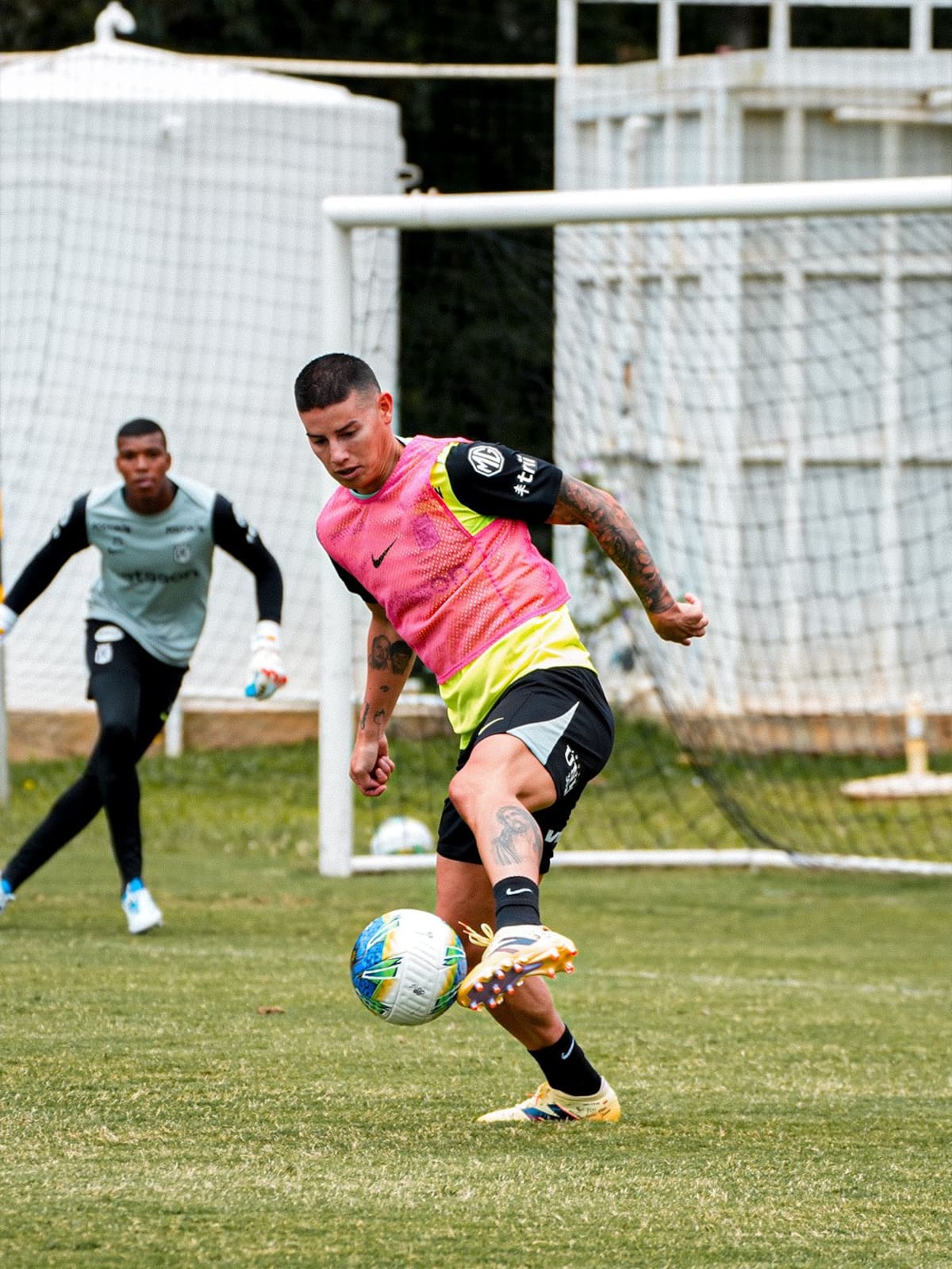 James Rodríguez se transformó en la principal contratación del fútbol colombiano, con su llagada a Atlético Nacional. Foto: Atlético Nacional.