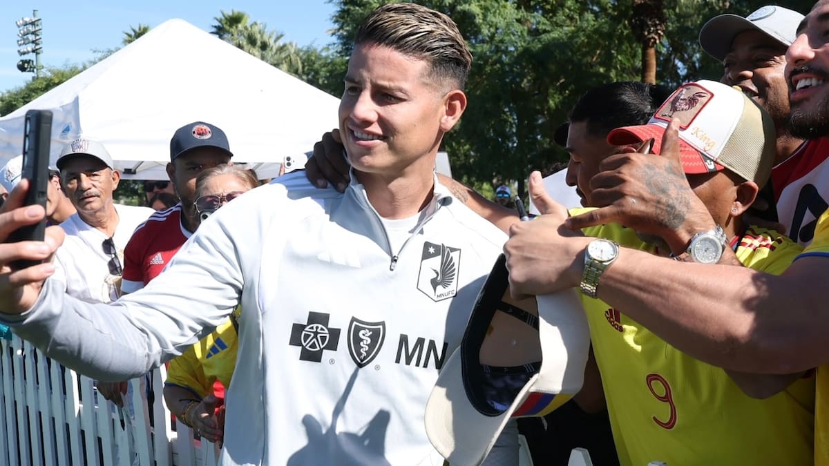 James Rodríguez es la sensación del Minnesota United, escuadra en la que intentará brillar y obtener el ritmo de competencia suficiente para disputar el Mundial de 2026. Foto: cortesía Minnesota United.
