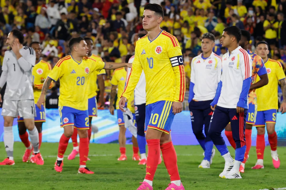 James Rodríguez, capitáb de la selección Colombia.//EFE
