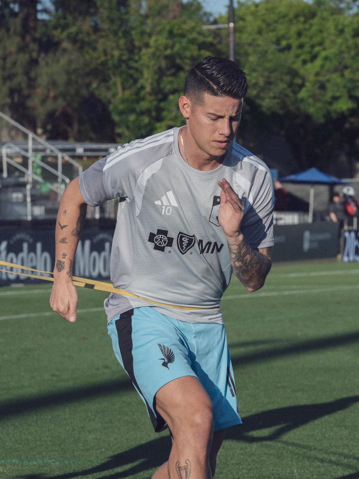 James Rodríguez volvió a sumar minutos con el Minnesota United. Foto: Minnesota United.