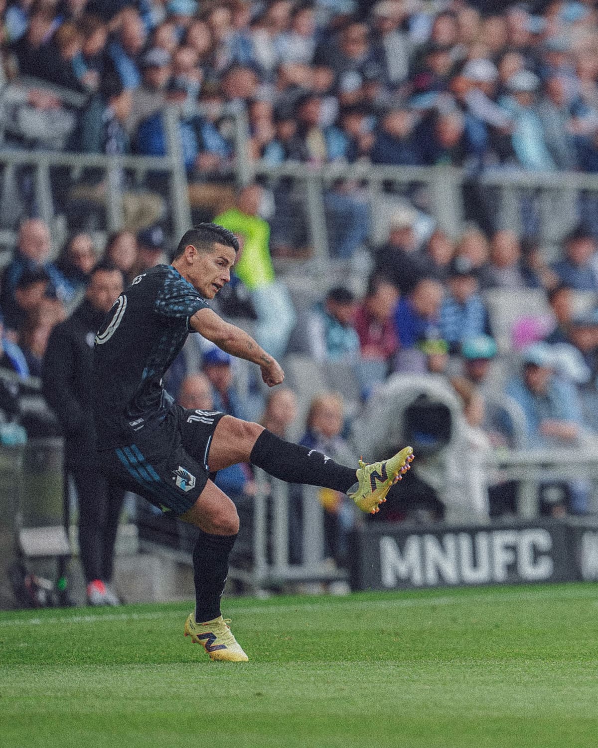 James Rodríguez no continuaría en el Minnesota United, para enfocarse en su preparación con la selección Colombia de cara al Mundial. Foto: Minnesota United.