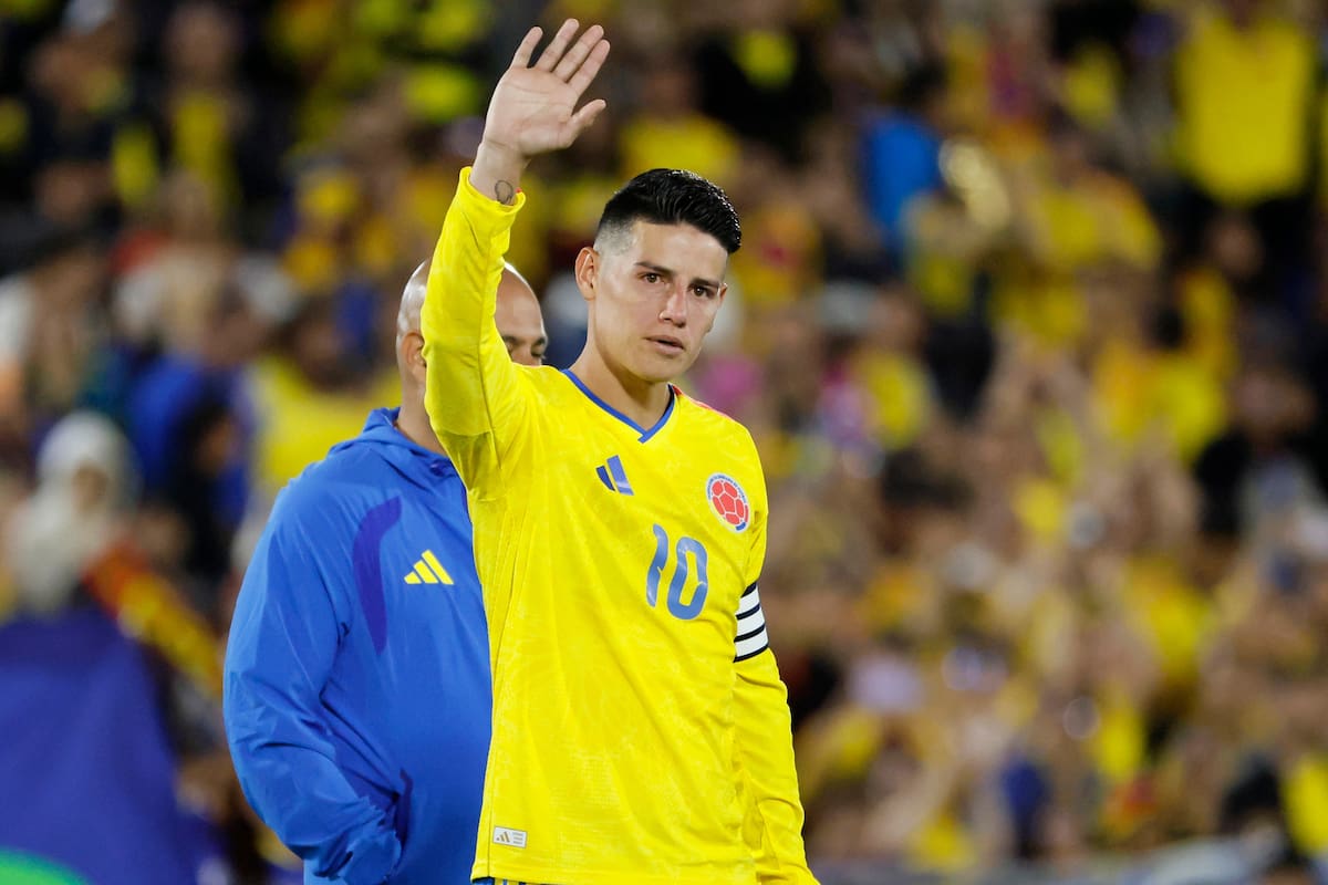 James Rodríguez puso fin a su ciclo como jugador de la selección Colombia. //EFE/ Carlos Ortega