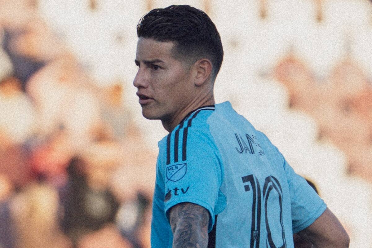 James Rodríguez volvió a sumar minutos con el Minnesota United. Foto: Minnesota United.