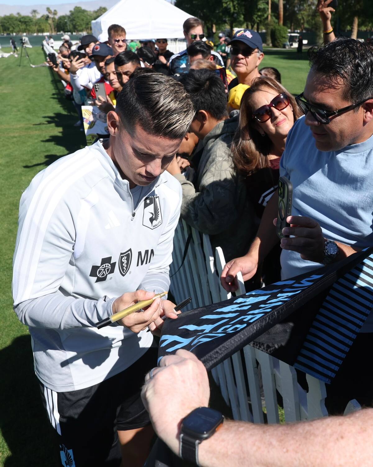 James Rodríguez es la sensación del Minnesota United, escuadra en la que intentará brillar y obtener el ritmo de competencia suficiente para disputar el Mundial de 2026. Foto: cortesía Minnesota United.