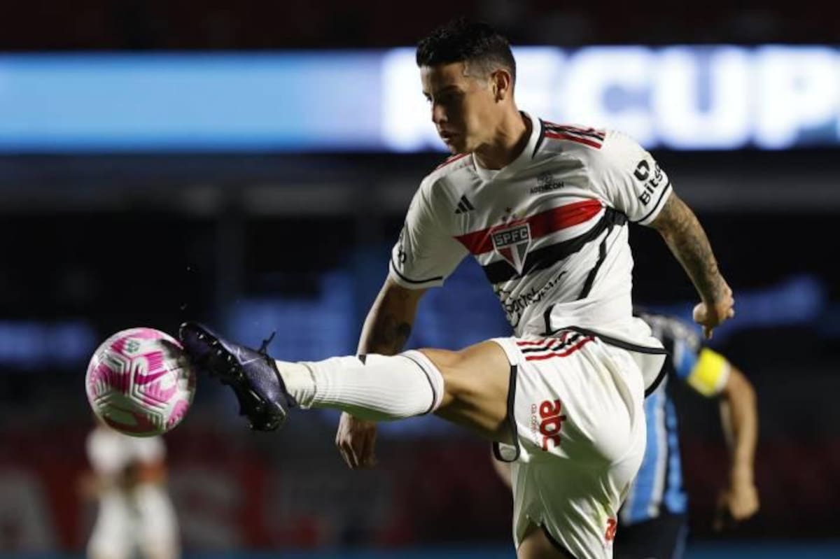 James Rodríguez no tuvo continuidad durante su paso por el Sao Paulo.