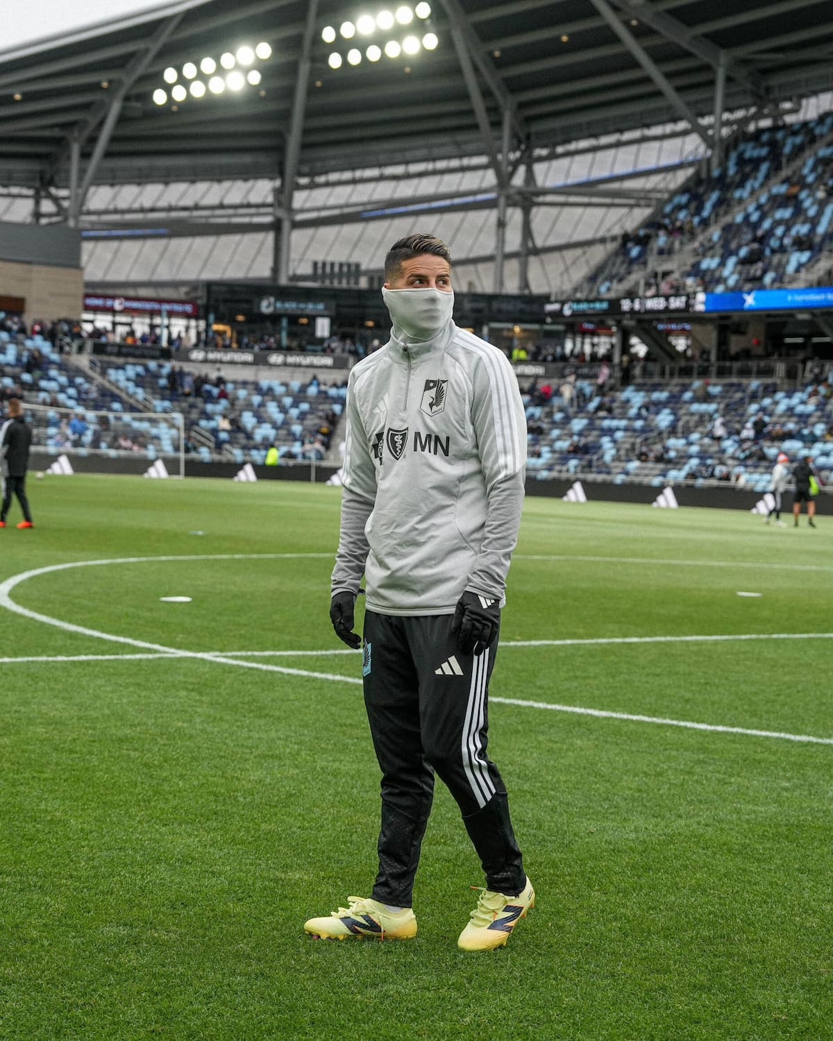 James Rodríguez no actuó en el triunfo 1-0 del Minnesota United sobre el Cincinnati, de la MLS. Foto: cortesía Minnesota.