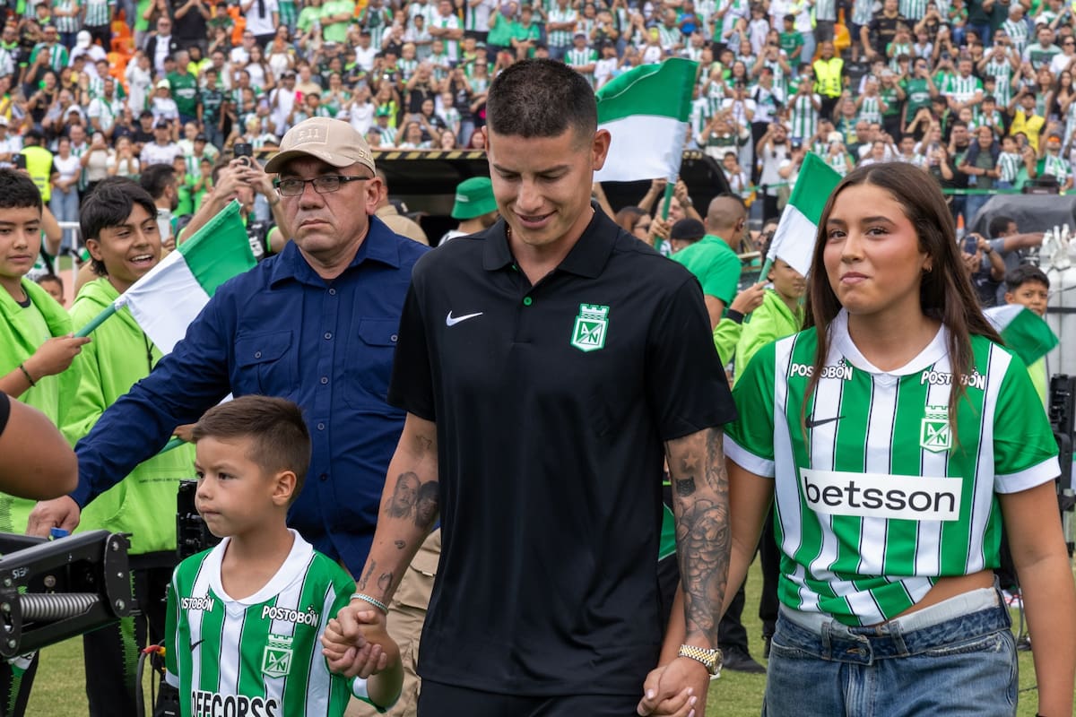 James Rodríguez se puso la 23, habló de títulos y encendió la ilusión de Atlético Nacional en Medellín. Foto: Redes sociales James Rodríguez