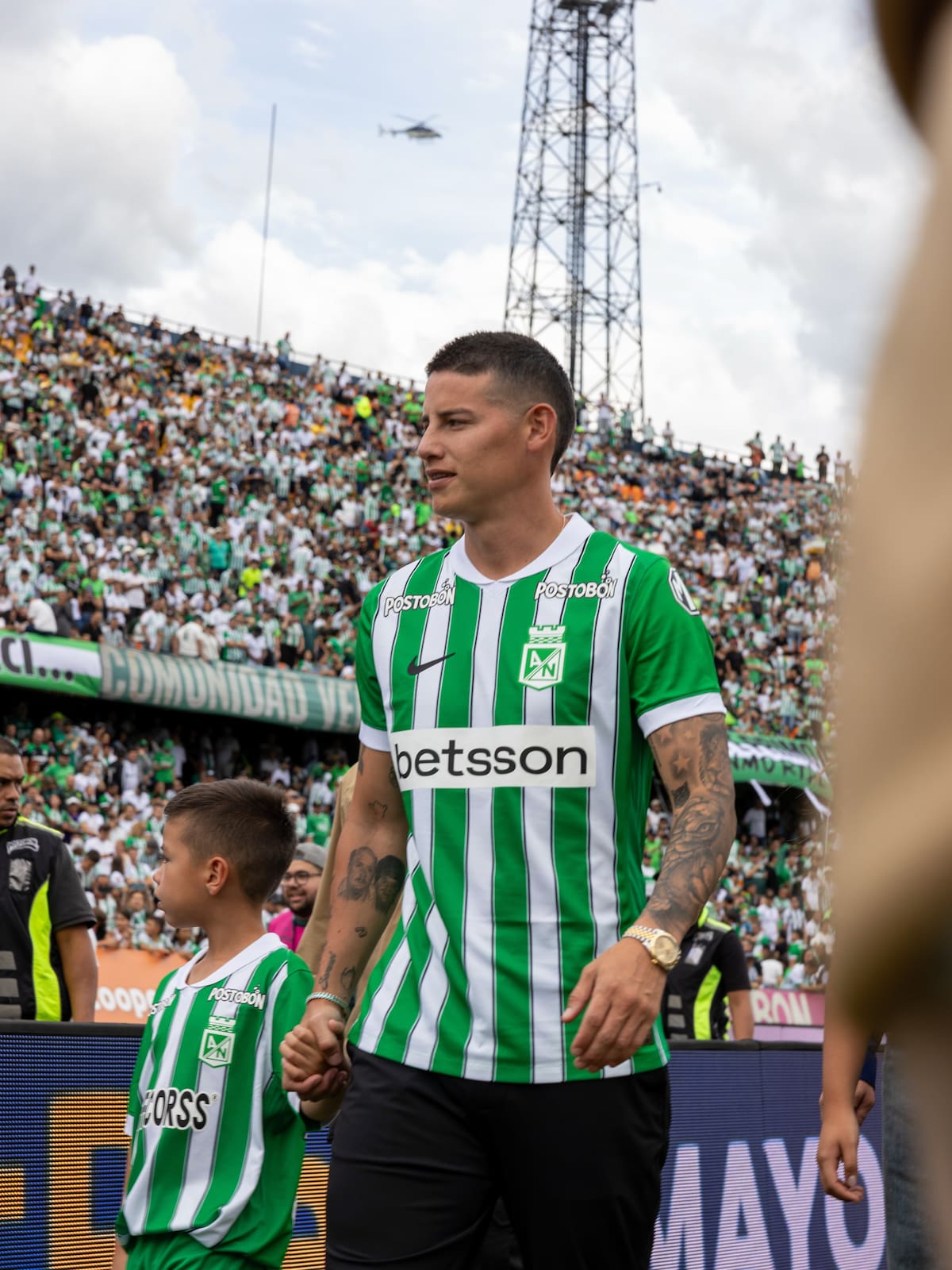 James Rodríguez se puso la 23, habló de títulos y encendió la ilusión de Atlético Nacional en Medellín. Foto: Redes sociales James Rodríguez