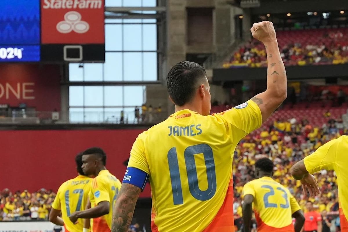 James Rodríguez es la figura de la selección Colombia en la Copa América 2024.
