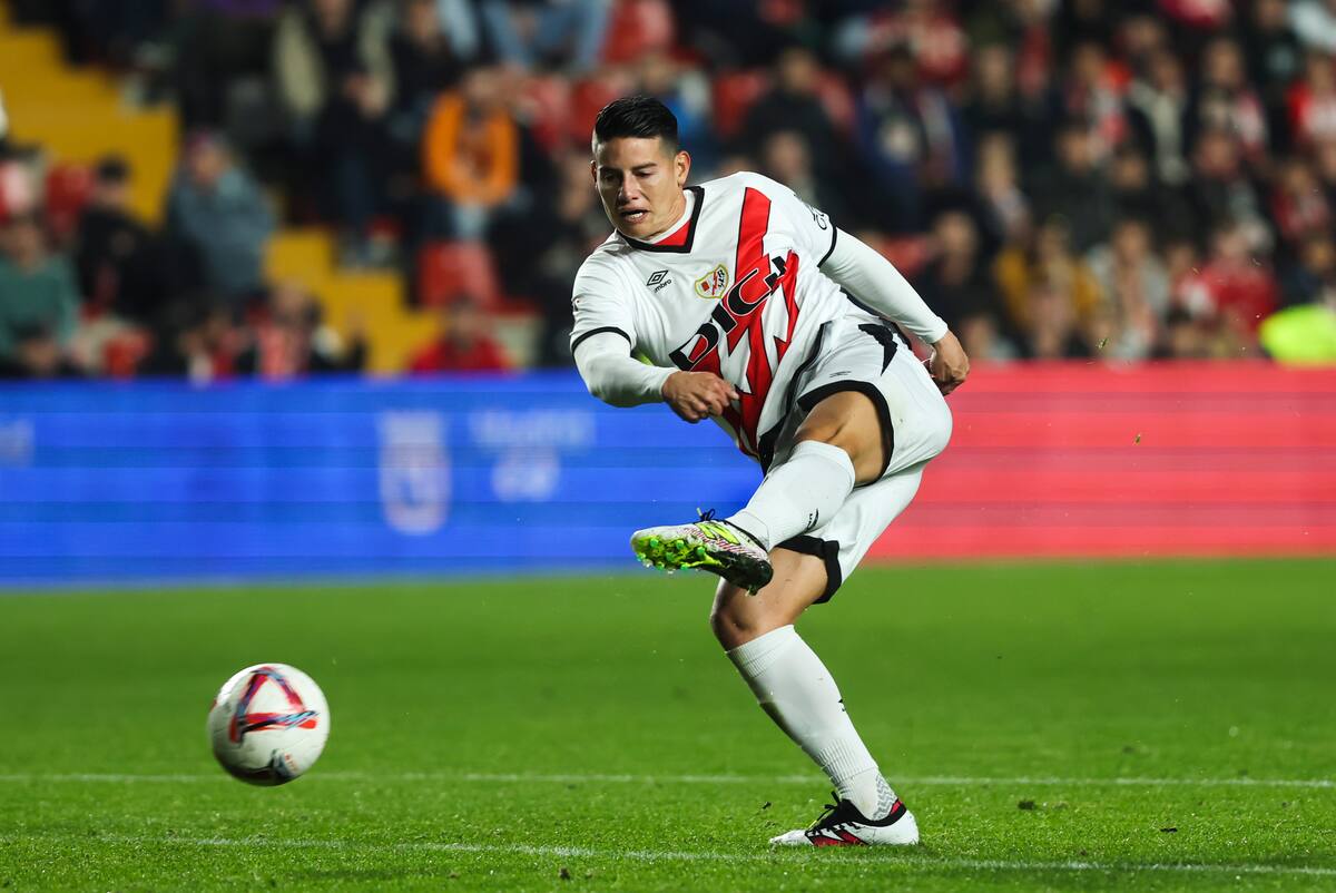 James Rodríguez vive una semana especial con el Rayo Vallecano en LaLiga de España. (Foto: EFE / VANGUARDIA).