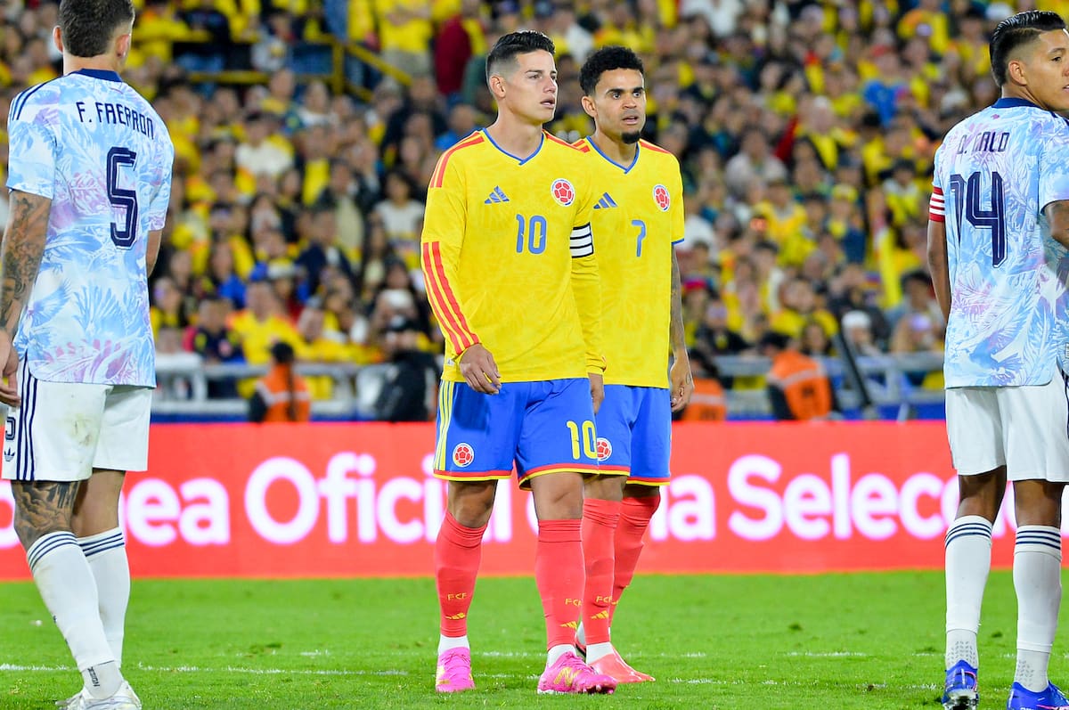 James Rodríguez y Luis Díaz. // Foto: Colprensa - Lina Gasca.