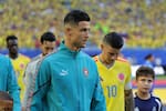 El emotivo gesto de Cristiano Ronaldo con James Rodríguez antes del partido