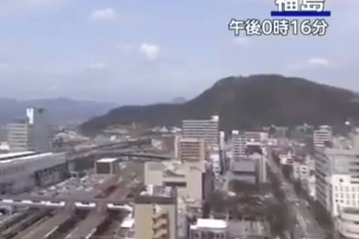 Imágenes del terremoto en Japón.