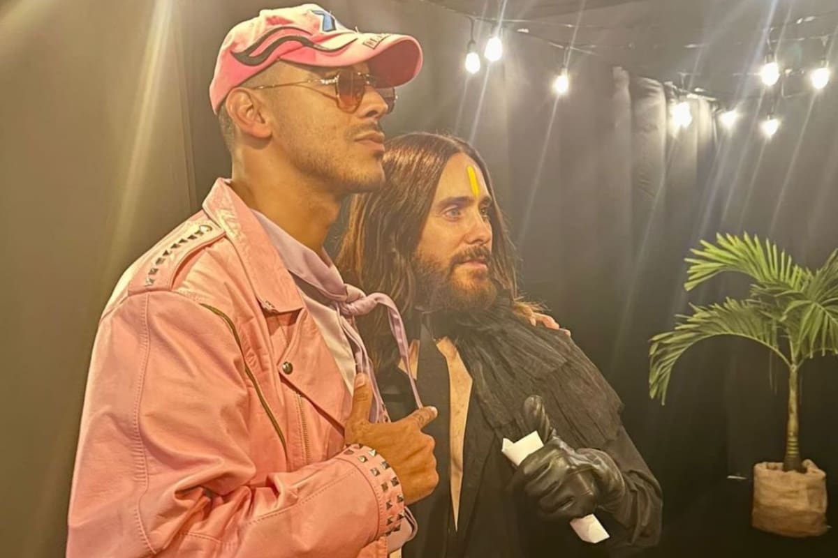 Jared Leto y Manuel Medrano. Foto tomada de redes sociales/VANGUARDIA