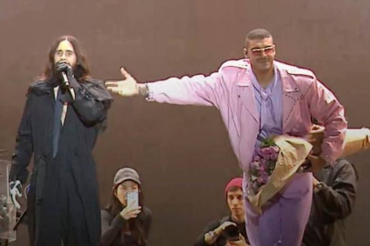 Manuel Medrano fue invitado al show de Jared Leto en Bogotá.