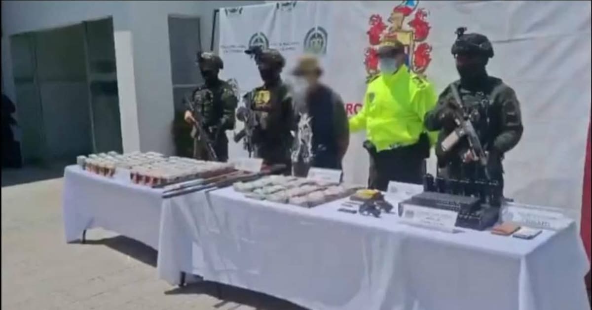 Capturan al influencer Javier Arias Stunt en Urabá: hallan armas y $208 millones en efectivo.
Foto: suministrada.