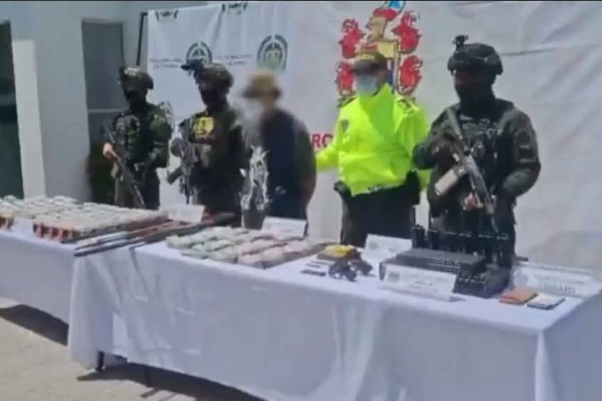 Capturan al influencer Javier Arias Stunt en Urabá: hallan armas y $208 millones en efectivo.
Foto: suministrada.