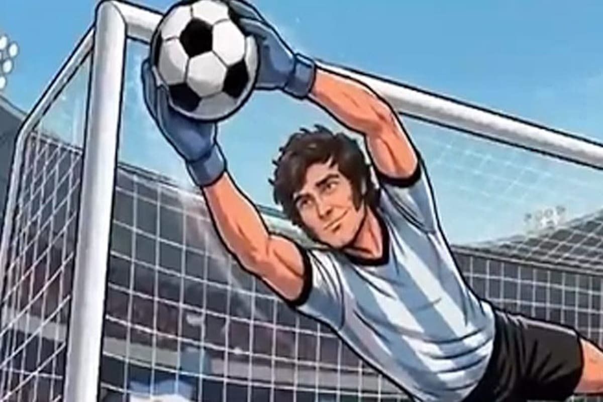 El presidente libertario presentó un video animado donde se lo ve representado como un jugador de fútbol que gambetea diferentes obstáculos/FOTO: Captura de Pantalla.
