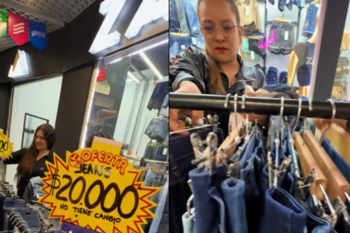 ¿Jeans desde $20.000? Centro comercial lanza 'gangazo’ /FOTO: CAPTURA DE PANTALLAM