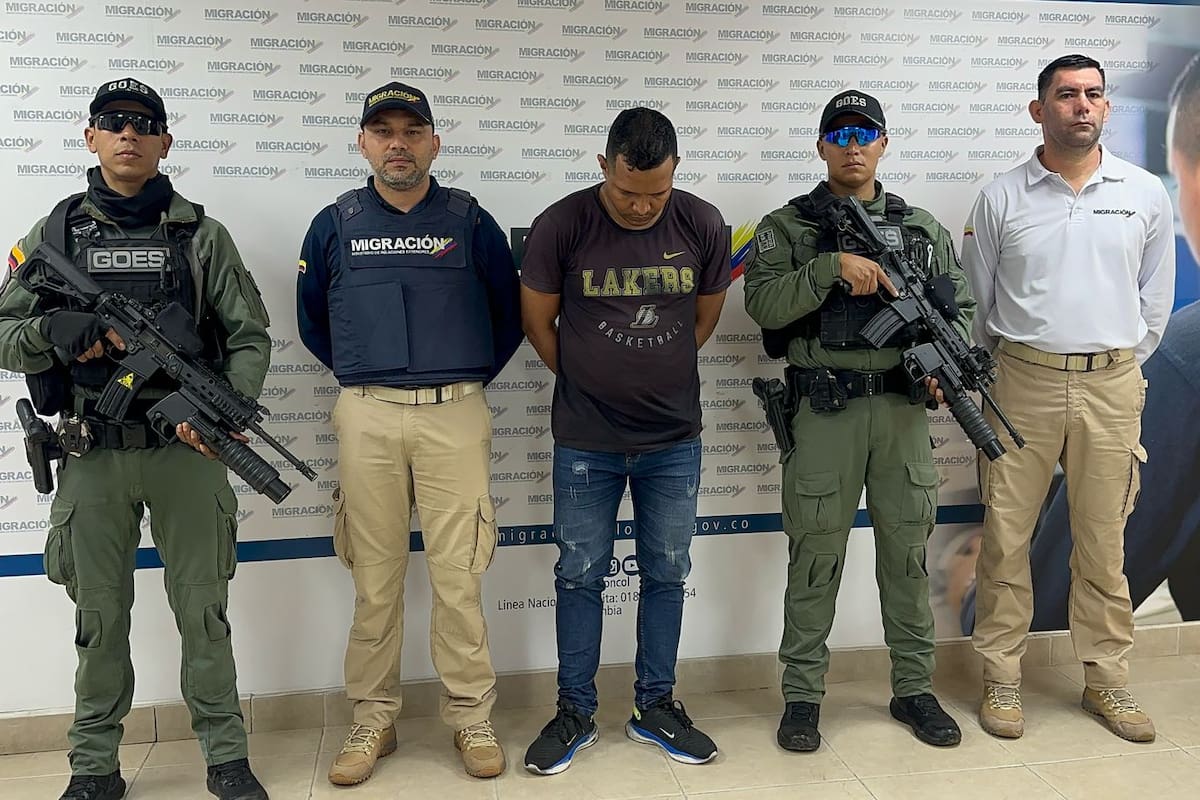 Jefe del ‘Tren de Aragua’ capturado en Bucaramanga: era buscado en Perú y Venezuela