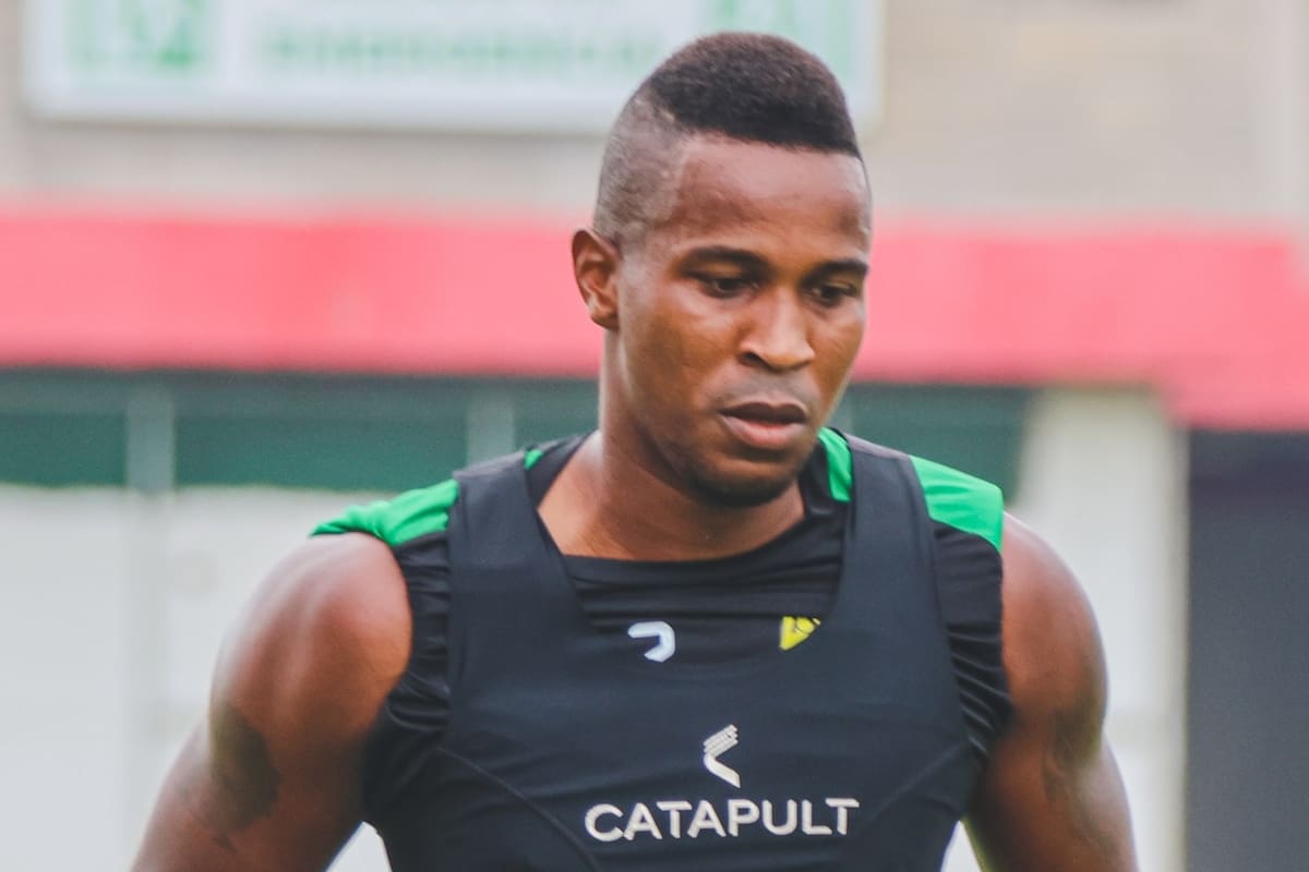 Jéfferson Mena, capitán de Atlético Bucaramanga, habló del momento que vive el equipo. Foto: Atlético Bucaramanga.