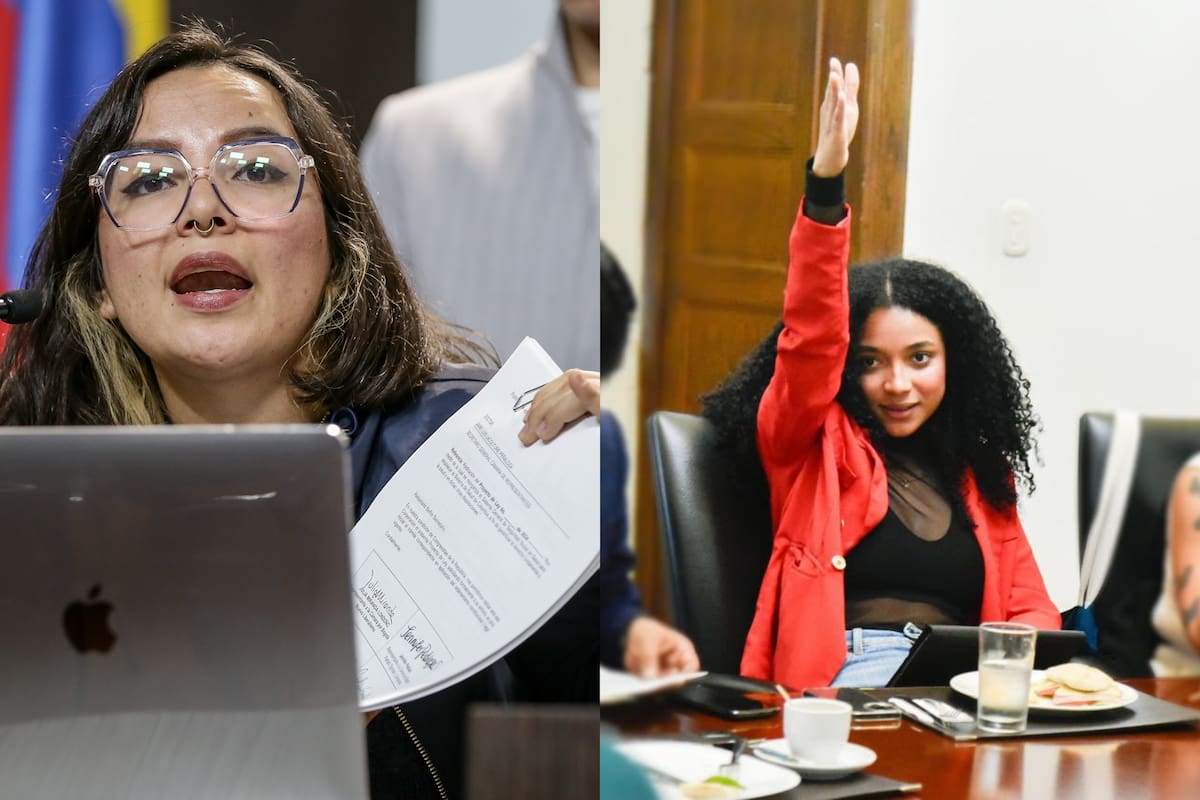 La senadora Jennifer Pedraza anunció que nuvamente presentó una denuncia ante la Fiscalía contra Juliana Guerrero, por presuntos hechos de corrupción. // Fotos: Colprensa.