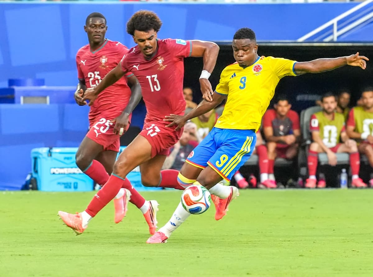 Jhon Córdoba, delantero de Colombia. // COLPRENSA