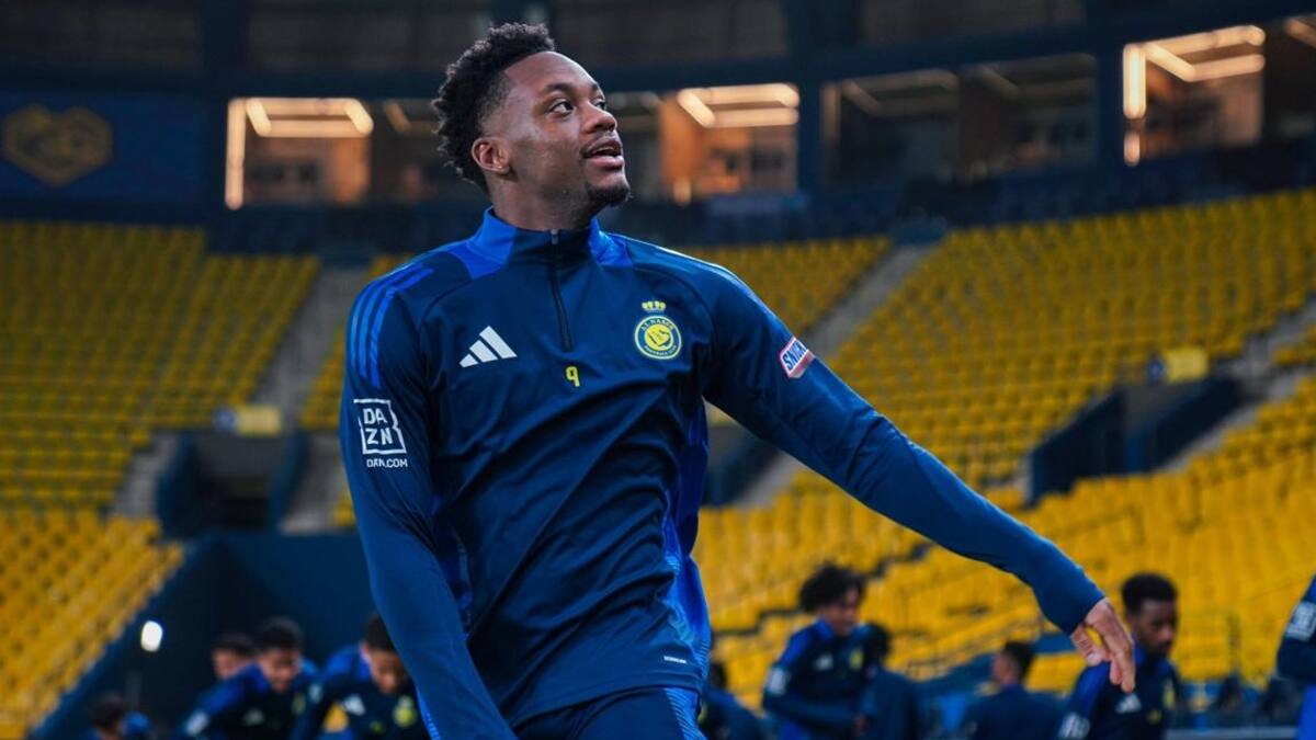 Jhon Durán lleva un total de cuatro partidos sin anotar en el fútbol árabe. Actualmente, el delantero pasa por una racha irregular y fue señalada por su entrenador. Foto: 'X' Al Nassr.