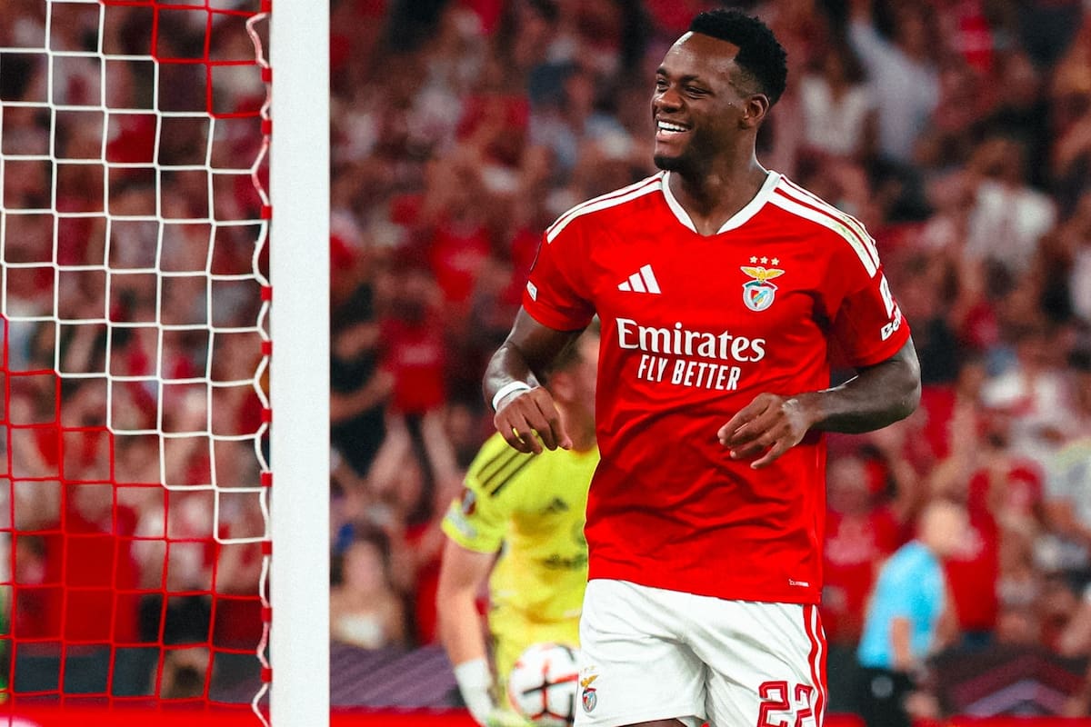 Jhon Jader Durán marcó dos goles en la victoria 4-1 del Benfica frente al Celtic de Escocia, por la Europa League. /FOTO: Benfica