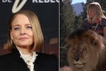El día que un león atacó a Jodie Foster: el aterrador accidente que le dejó cicatrices para siempre
