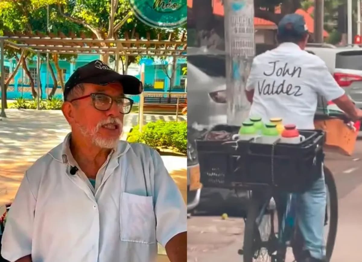 El adulto mayor de 73 años llama la atención por su alusión a la marca Juan Valdez.