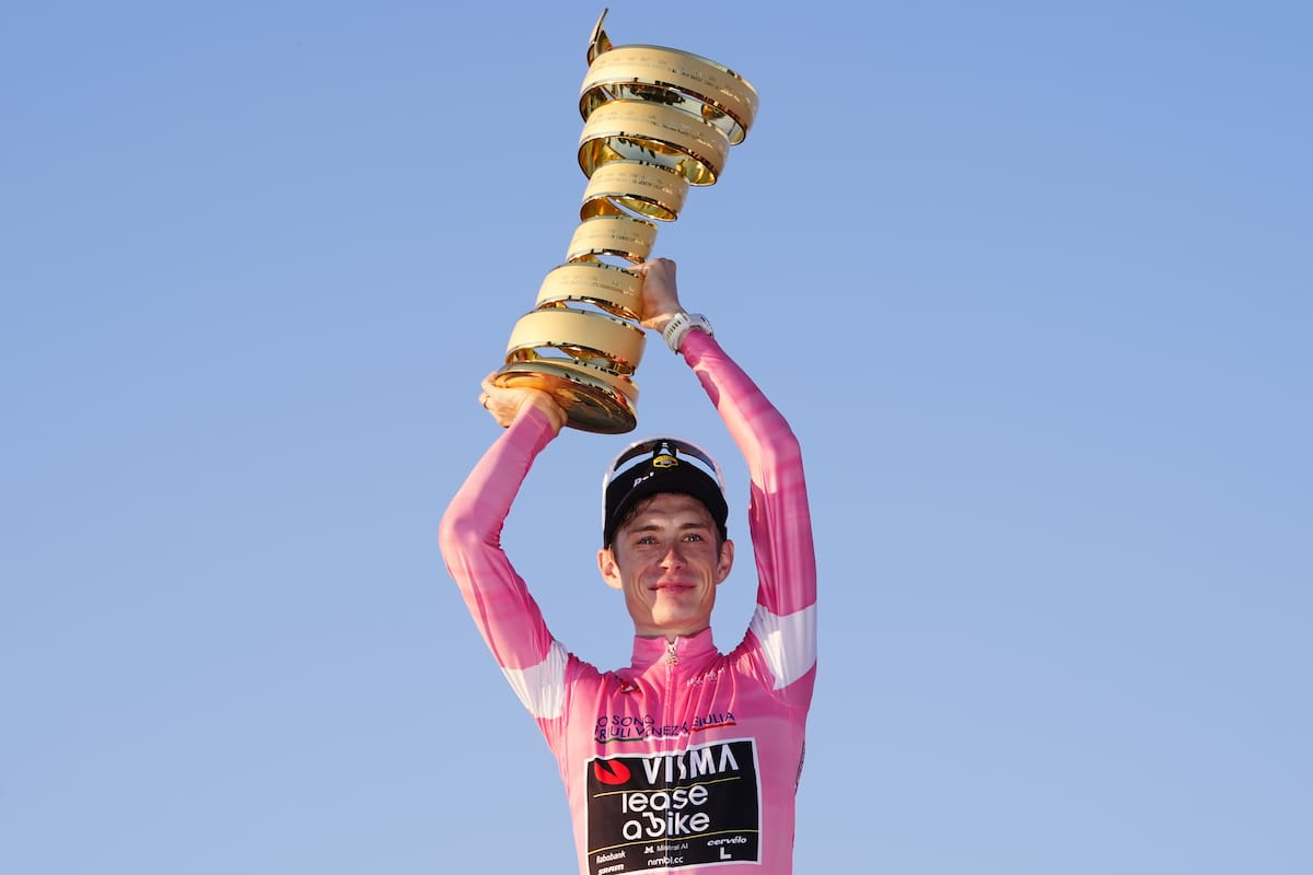 Jonas Vingegaard y su próximo objetivo: acabar con el reinado de Pogacar en el Tour. Foto: Giro de Italia.