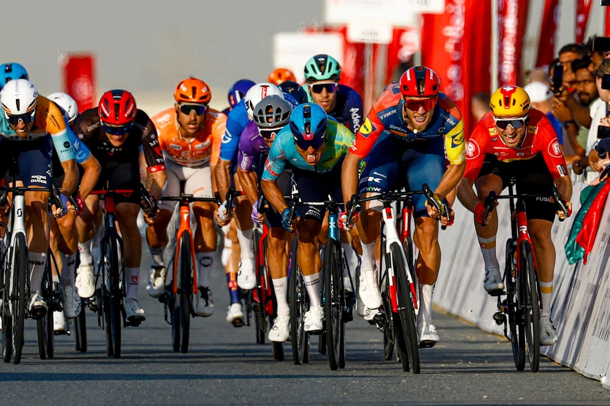Jonathan Milan vuelve a imponerse y Tiberi sigue líder tras la quinta etapa. Foto: @SprintCycling
