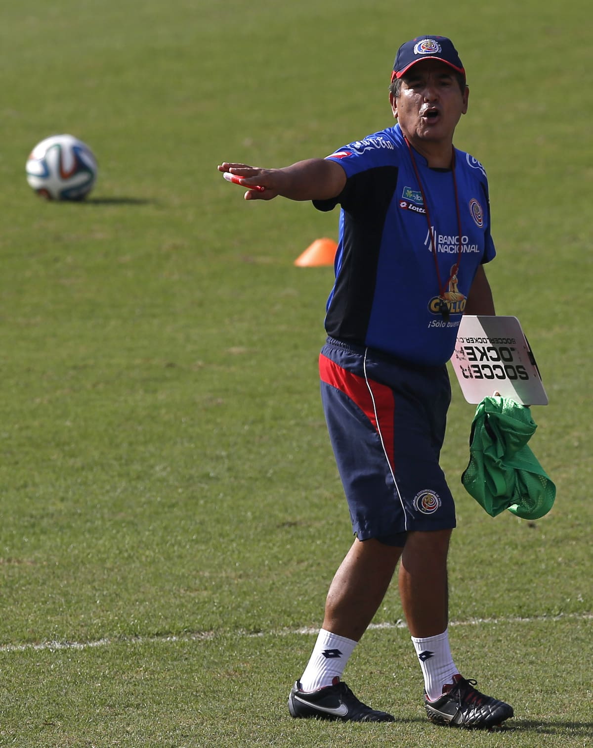 Jorge Luis Pinto llevó a Costa Rica a los cuartos de final del Mundial de Brasil 2014. Foto: EFE / Julio Muñoz.