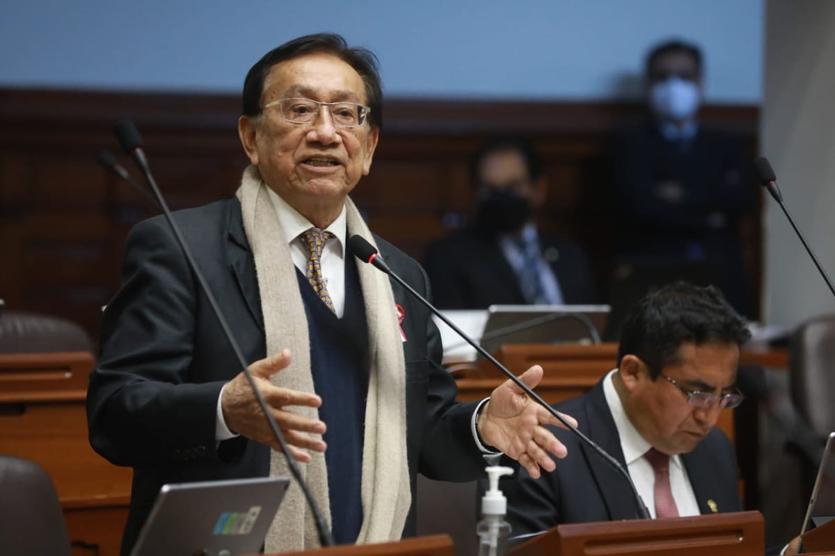 José María Balcázar Zelada es un abogado, jurista, exmagistrado, excatedrático y político peruano. Es congresista de la república por Lambayeque para el periodo parlamentario 2021-2026 por Perú Libre. Foto: Congreso